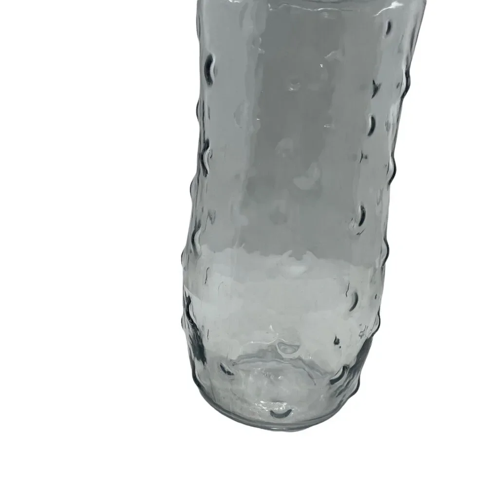Hoosier Glass Bubble Glass Clear Vase 8.5 inches No Chips or Cracks Vintage